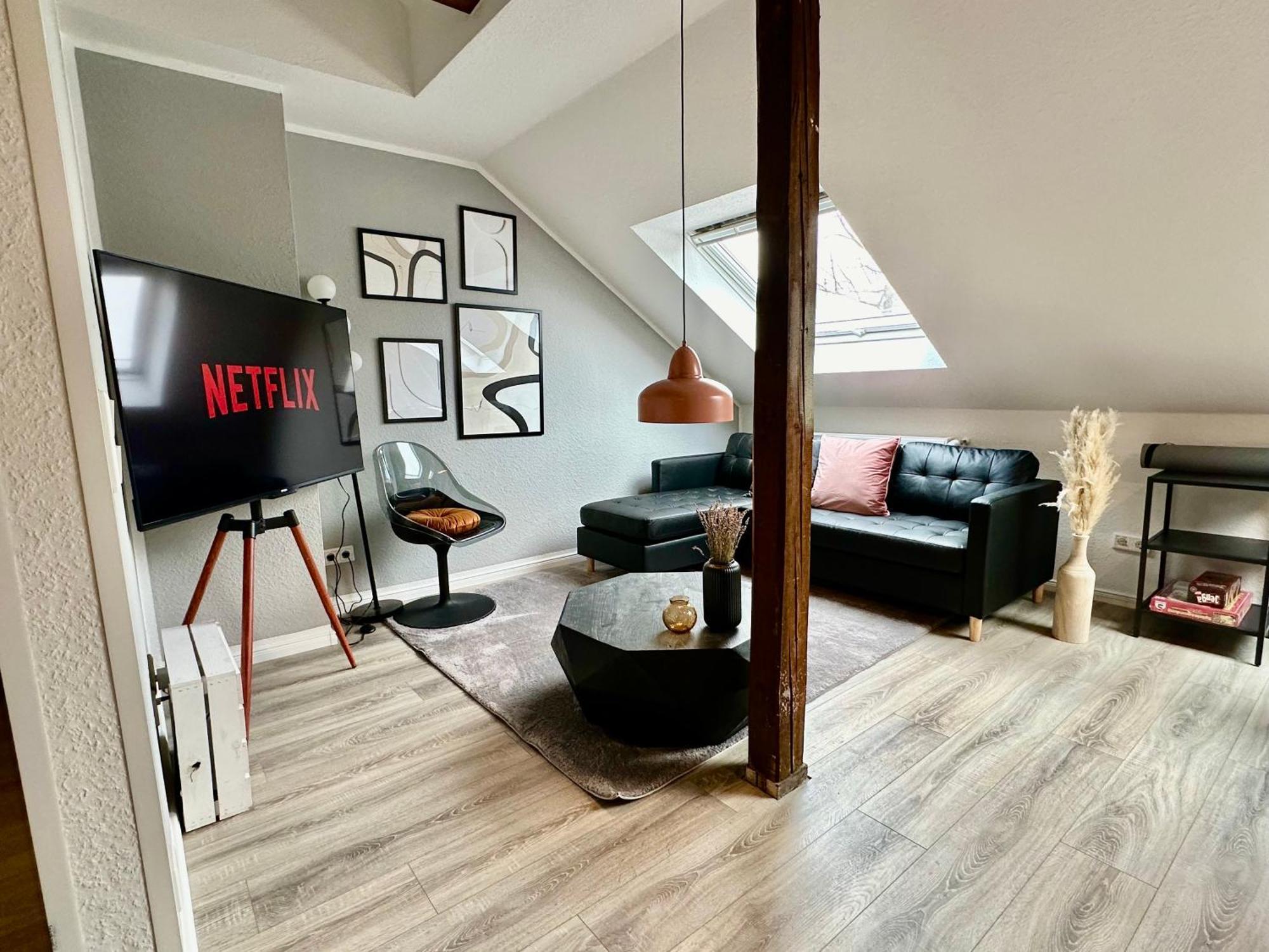 דירות בוכום Stilvoll Im Zentrum Balken Loft מראה חיצוני תמונה
