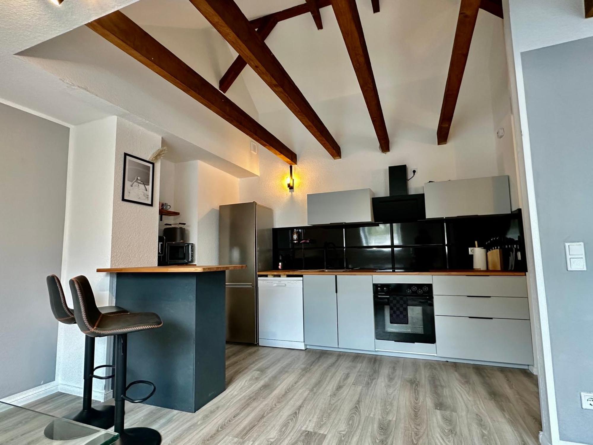 דירות בוכום Stilvoll Im Zentrum Balken Loft מראה חיצוני תמונה